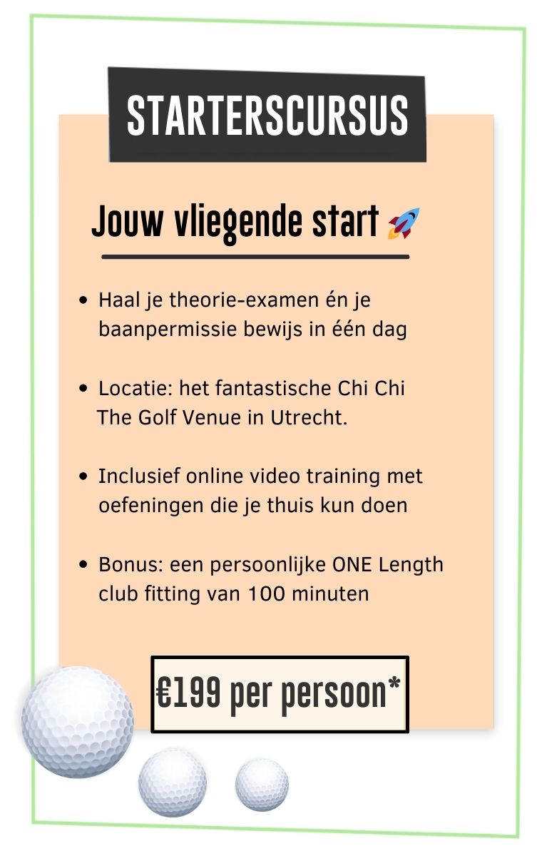 Starterscursus Het Nieuwe Golfen